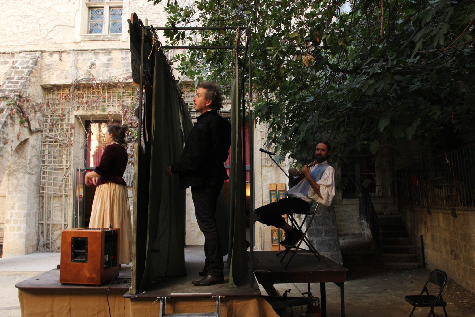 L'Impromptu, répétition, Hôtel Baschy du Cayla
